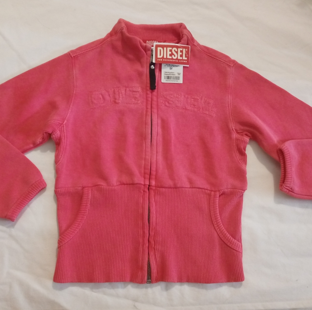 Diesel Girl's Red Sweater, Size-5 year's
